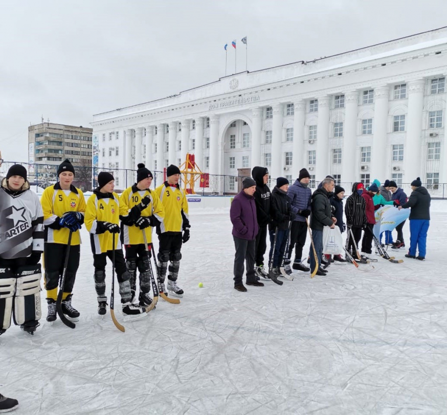 Турнир по хоккею с мячом среди дворовых команд ТОС